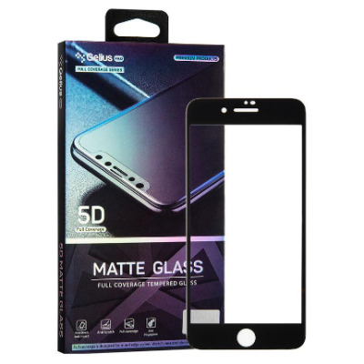 Захисне скло Gelius Pro Matte 5D iPhone 7+/8+ Чорне
