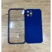 Чехол накладка Slim Full +Glass iPhone 12 Pro Синя