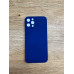 Чехол накладка Slim Full +Glass iPhone 12 Pro Синя