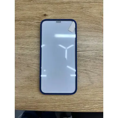 Чехол накладка Slim Full +Glass iPhone 12 Pro Синя