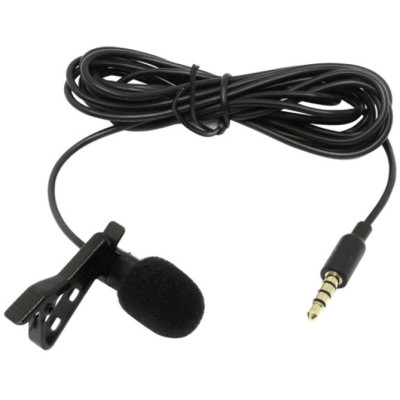 Микрофон петличный LH-338 Black, Чёрный