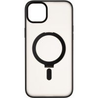 Чехол накладка Bumper Magsafe Stand iPhone 12 Черная Чехол накладка Bumper Magsafe Stand iPhone 12 Черная