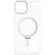 Чохол накладка Bumper Magsafe Stand iPhone 13 Pro Max Срібна