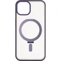 Чохол накладка Bumper Magsafe Stand iPhone 13 Pro Max Фіолетова