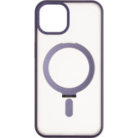 Чохол накладка Bumper Magsafe Stand iPhone 13 Фіолетова Чохол накладка Bumper Magsafe Stand iPhone 13 Фіолетова
