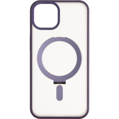 Чехол накладка Bumper Magsafe Stand iPhone 13 Фиолетовая