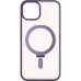 Чехол накладка Bumper Magsafe Stand iPhone 13 Фиолетовая