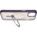 Чехол накладка Bumper Magsafe Stand iPhone 13 Фиолетовая