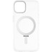 Чехол накладка Bumper Magsafe Stand iPhone 14 Pro Max Серебряная