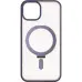 Чехол накладка Bumper Magsafe Stand iPhone 14 Pro Max Фиолетовая