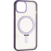 Чехол накладка Bumper Magsafe Stand iPhone 14 Pro Max Фиолетовая