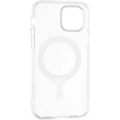 Чехол накладка Bumper Magsafe Stand iPhone 14 Серебряная