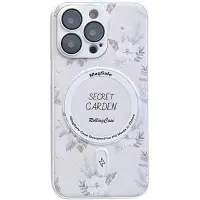 Чехол накладка Secret Garden with MagSafe iPhone 12 Pro Белая
