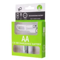 Аккумулятор AA Rechargeable Type-C (2од/уп) пальчиковый