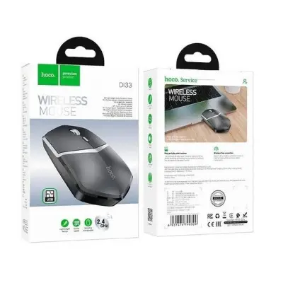Беспроводная мышь BT Hoco DI33 Black, Чёрный