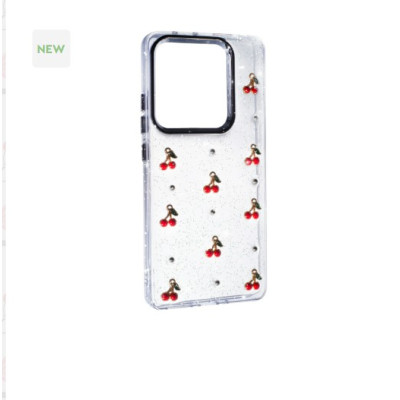 Чехол Накладка Glue Case Hit Xiaomi Redmi Note 13 Pro 4G/ Note 14S Вишня
