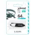 Флеш память 64Gb Wibrand Aligator USB 2.0 Black, Черный