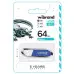 Флеш память USB 64Gb Wibrand Aligator USB 2.0 Синяя