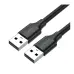 Кабель Ugreen USB2.0 Male to Male 1.5м Черный