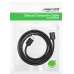 Кабель Ugreen USB2.0 Male to Male 1.5м Чорний