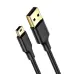 Кабель Ugreen US103 USB2.0 Male to Mini 5 Pin Male 2м Чорний