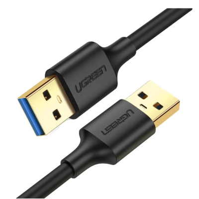 Кабель Ugreen USB 3.0 Male to Male 1м Чорний