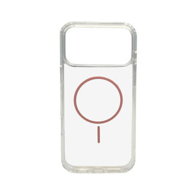 Чохол Накладка Cosmic Acrylic Thin Magsafe  iPhone 17 Pro Max Рожева