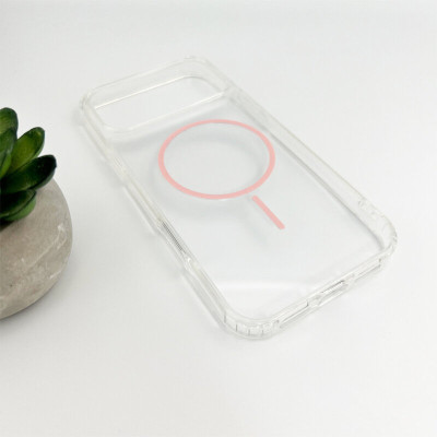 Чохол Накладка Cosmic Acrylic Thin Magsafe  iPhone 17 Pro Max Рожева