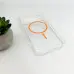 Чохол Накладка Cosmic Acrylic Thin Magsafe  iPhone 17 Pro Помаранчева