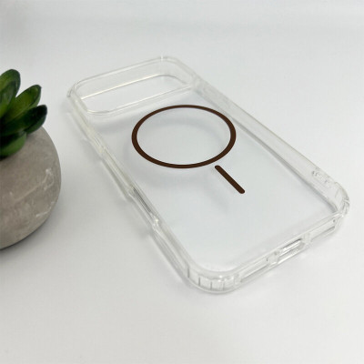 Чохол Накладка Cosmic Acrylic Thin Magsafe iPhone 17 Pro Золота Чохол Накладка Cosmic Acrylic Thin Magsafe iPhone 17 Pro Золота