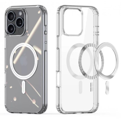 Чохол Накладка Clin Mag MagSafe iPhone 16 Pro Max Прозора