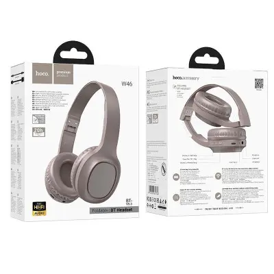 Беспроводные наушники Bluetooth Hoco W46 Brown