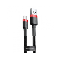Кабель Baseus Cafule Type-C 2м Чорно-червоний Кабель Baseus Cafule Type-C 2м Чорно-червоний