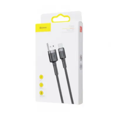 Кабель Baseus Cafule Type-C 2м Чёрно-красный