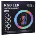 Кольцевая лампа для селфи (MJ-26) 26см RGB (6 colors)