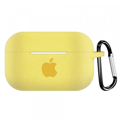 Чохол для AirPods Pro Logo Блідо-жовтий
