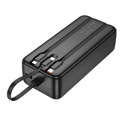 Універсальна мобільна батарея Повербанк Hoco J132 PD+QC 3.0 22.5W 30000mAh Чорний