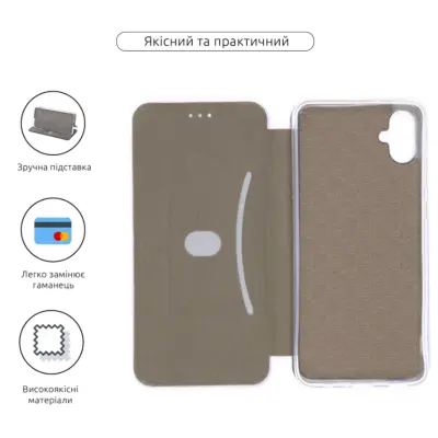 Чехол-книжка G-Case Ranger Samsung A055 (A05)  Сирень