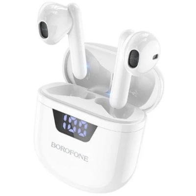 Беспроводные наушники Borofone BW05 Pure Tone TWS White, белый