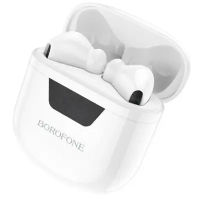 Беспроводные наушники Borofone BW05 Pure Tone TWS White, белый Беспроводные наушники Borofone BW05 Pure Tone TWS White, белый