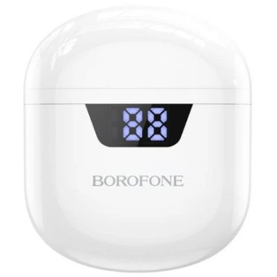 Безпровідні навушники Borofone BW05 Pure Tone TWS White, білий