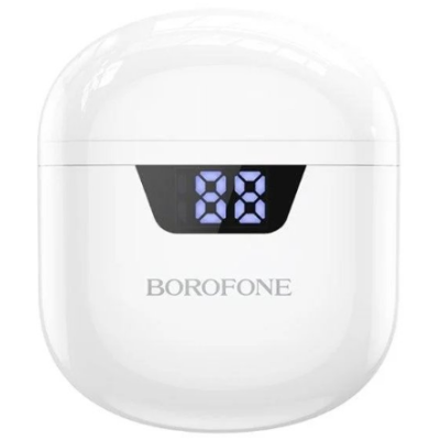 Беспроводные наушники Borofone BW05 Pure Tone TWS White, белый