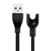 Зарядний кабель USB Xiaomi Mi Band 2 Black, Чорний