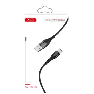 Кабель XO NB138 Lightning 1м Чёрный