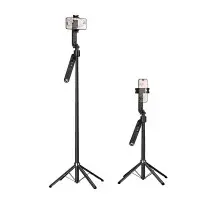 Монопод Bluetooth Tripod Hoco K32 Black, Чорний