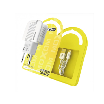 Сетевое зарядное устройство Moxom Type-C KH-47 2.4A (2USB) White, Белый