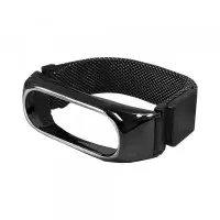 Ремешок Mi Band 3/4/5/6 Миланская петля Черный Ремешок Mi Band 3/4/5/6 Миланская петля Черный