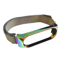 Ремешок Mi Band 3/4/5/6 Міланська петля Масляна Радуга Ремешок Mi Band 3/4/5/6 Міланська петля Масляна Радуга