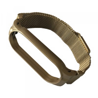 Ремешок Mi Band 3/4/5/6 Миланская петля Бежевый