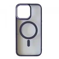 Чохол накладка Crystal Guard MagSafe iPhone 11 Pro Max Темно-фіолетова